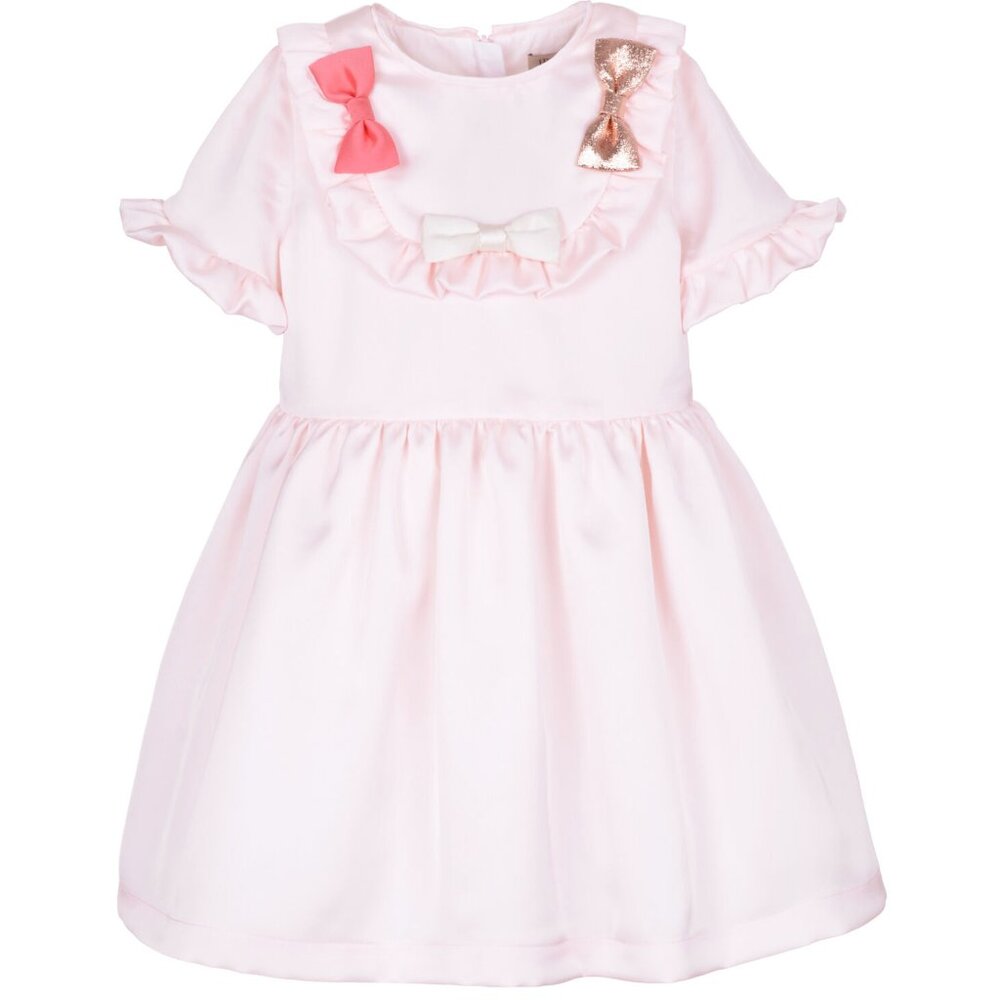 NWT Hucklebones Silk Bow Dress - 4Y